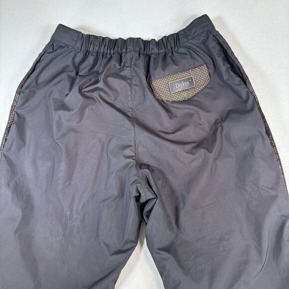 Dry Joys by Footjoy Pants Mens Large Black Pull On Elastic Waist Wind Rain Zip - Picture 8 of 11
